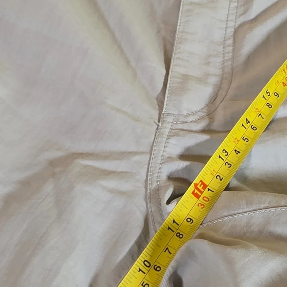 Gill Sailing Shorts Tan Grey Mens Large Nylon Technical Boat Cargo Yachting